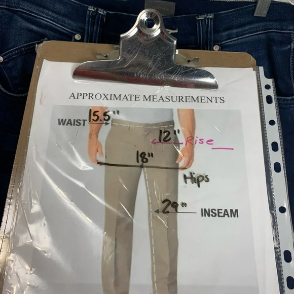 MOTHER The Diamond Swooner High Rise Bareback  Skinny Jeans-Tongue & Chic-Sz 31 - Picture 5 of 13